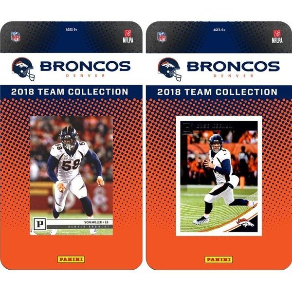 Williams & Son Saw & Supply C&I Collectables 2018BRONCOSTSC NFL Denver Broncos Licensed 2018 Panini & Donruss Team Set 2018BRONCOSTSC